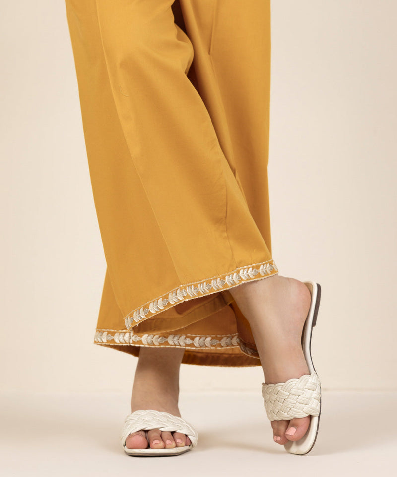 Embroidered Cambric Culottes