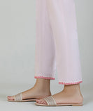 Embroidered Cambric Cigarette Pants