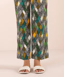 Printed Lawn Straight Pants