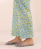 Printed Lawn Straight Pants