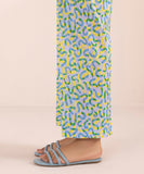 Printed Lawn Straight Pants