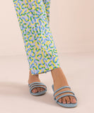 Printed Lawn Straight Pants