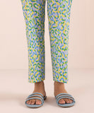 Printed Lawn Straight Pants