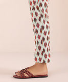 Printed Lawn Cigarette Pants