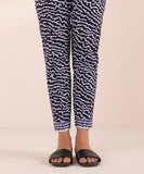 Printed Lawn Cigarette Pants
