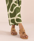 Printed Lawn Straight Pants