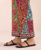 Printed Lawn Straight Pants