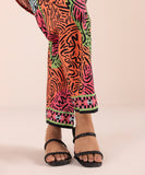 Printed Lawn Straight Pants