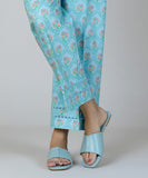 Printed Poplin Straight Pants