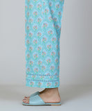 Printed Poplin Straight Pants