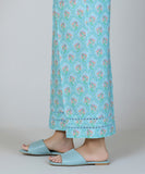 Printed Poplin Straight Pants