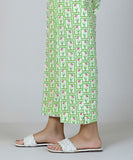 Printed Poplin Straight Pants