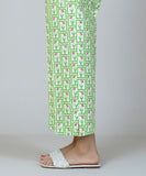 Printed Poplin Straight Pants
