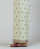 Embroidered Cambric Flared Pants