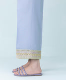 Embroidered Cambric Straight Pants