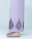 Embroidered Cambric Flared Pants