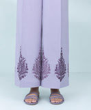 Embroidered Cambric Flared Pants
