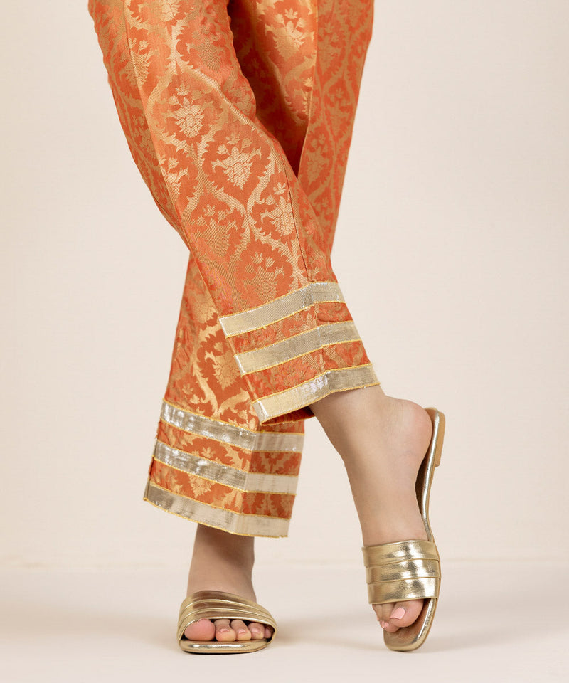 Jacquard Straight Pants