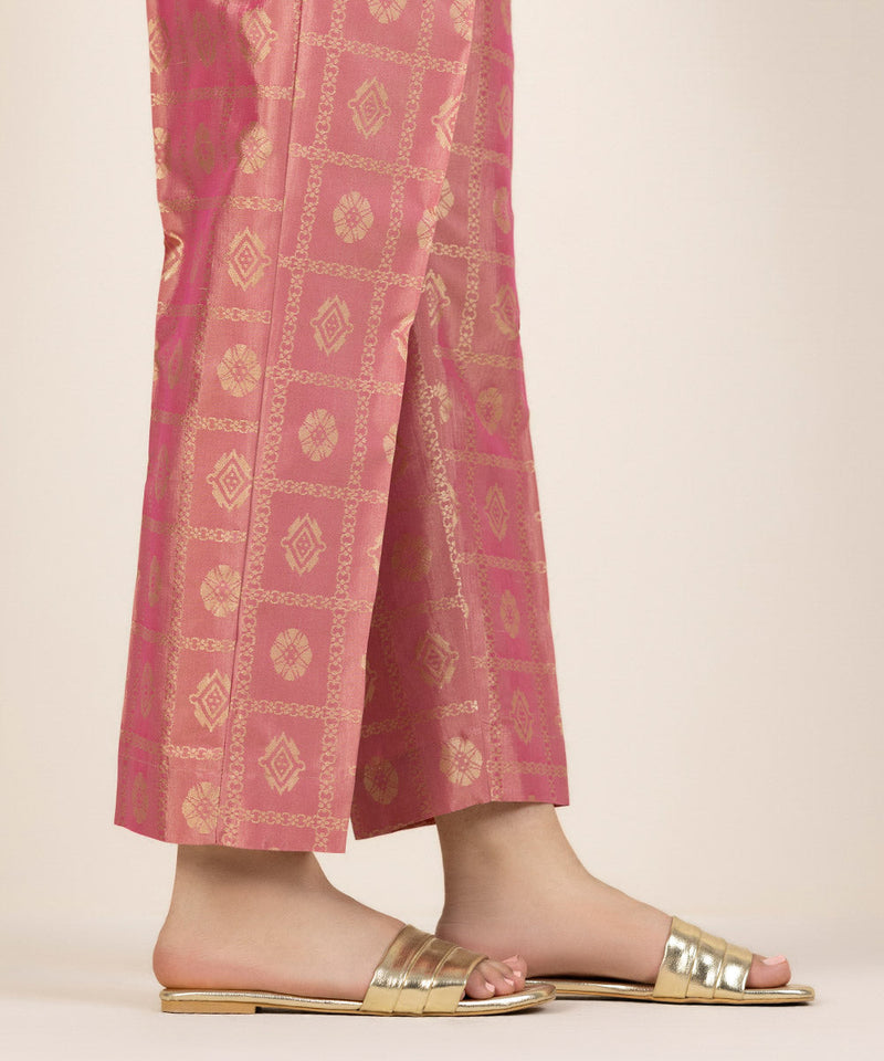 Jacquard Straight Pants
