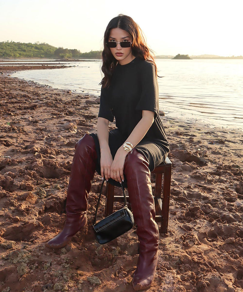 Ribbed T-Shirt Dress