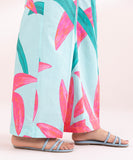 Printed Cambric Flared Pants
