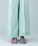 Cotton Jacquard Flared Pants