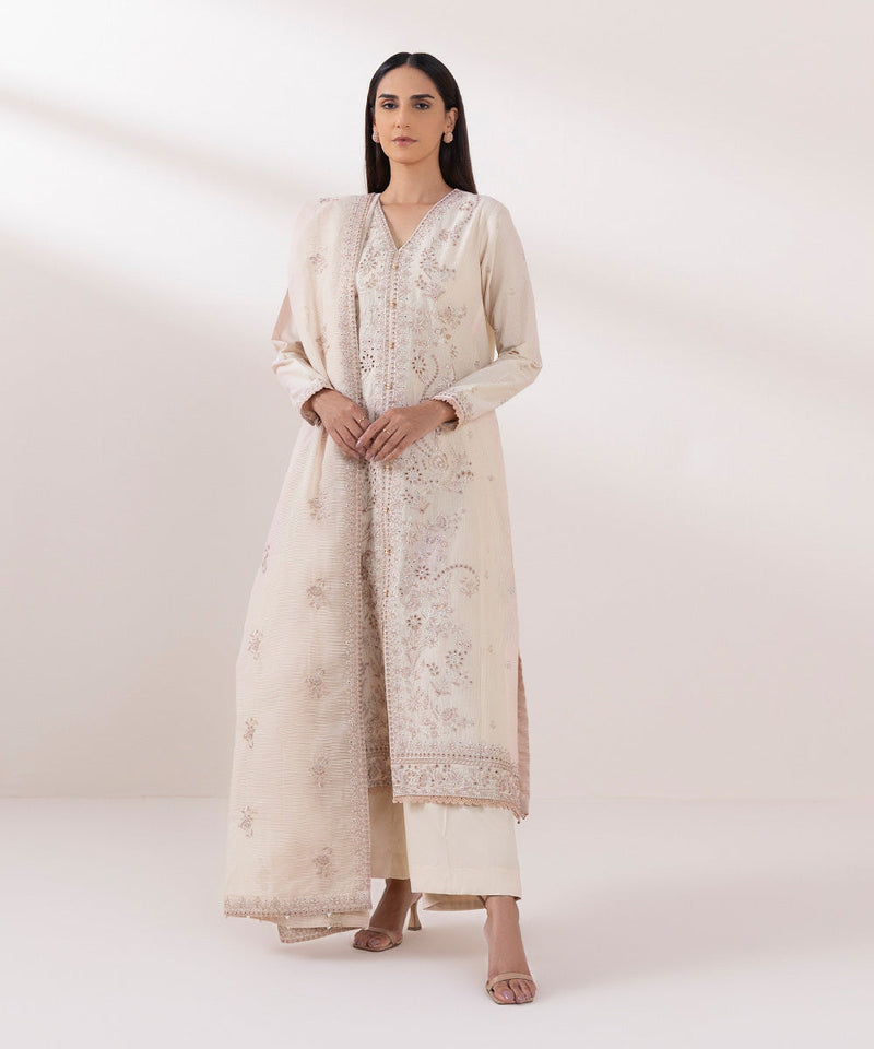 Embroidered Karandi Dupatta