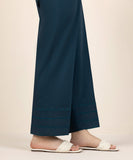 Embroidered Dobby Straight Pants