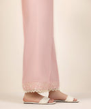 Embroidered Dobby Straight Pants