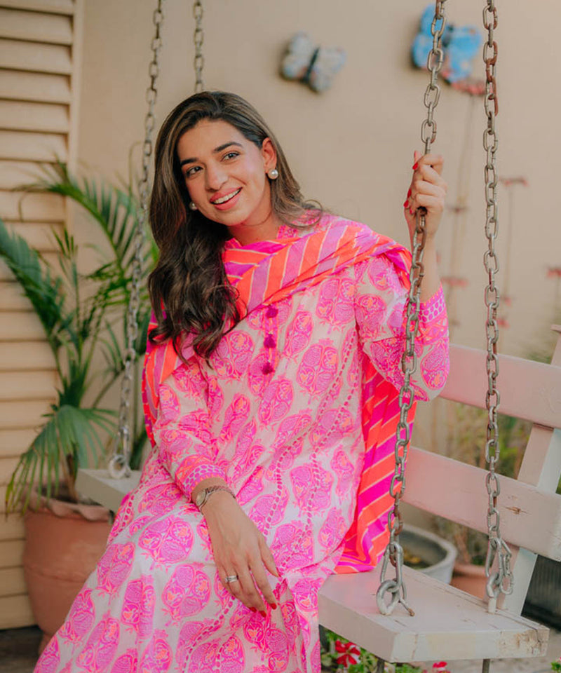 Printed Voile Dupatta