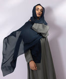 Button Through Abaya With Tassel Detail