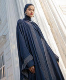 Front Open Embellished Abaya Set