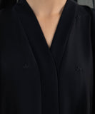 Embroidered Button Through Abaya Set