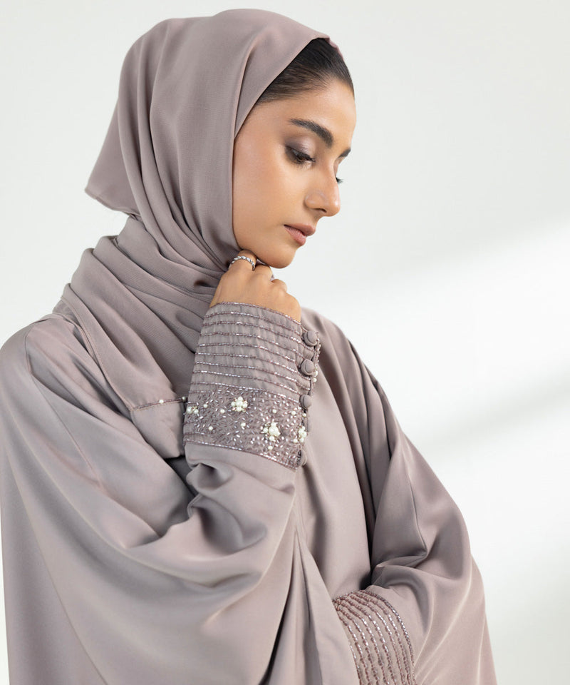 Embellished Kaftan Abaya Set