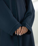 Embroidered Button Through Abaya