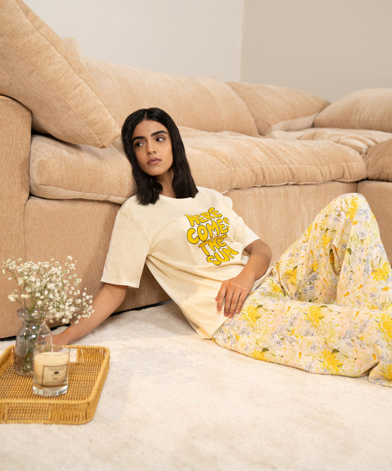 Printed Viscose Trousers