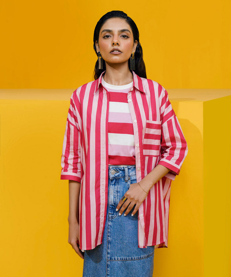 Striped Oversized Shirt