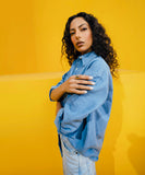 Button Through Denim Shirt