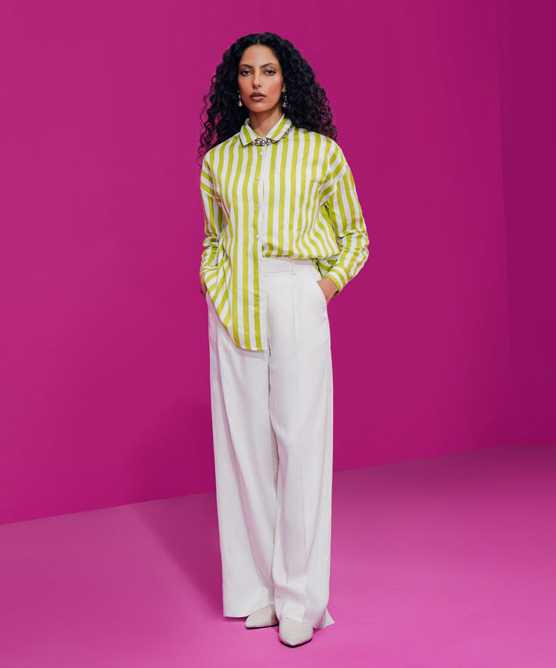 Striped Loose-Fit Shirt