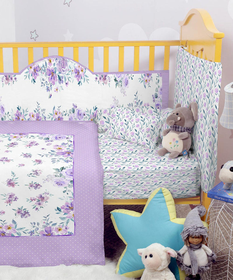 Lilac Meadow - Baby Cot Sets