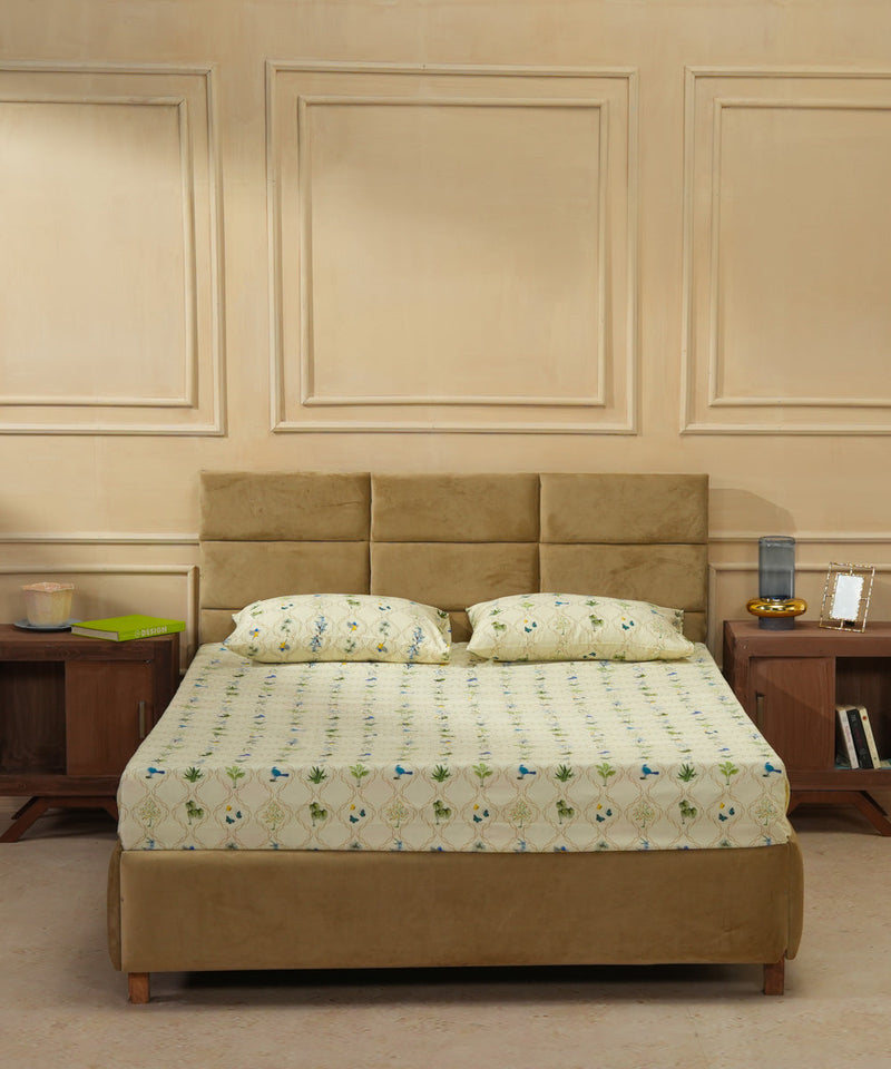 Blue Bird - Bed Sheet