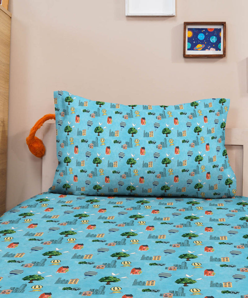 Cityscape - Fitted Sheet