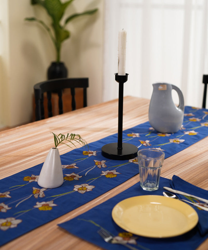 Embroidered Table Runner - Daffodil