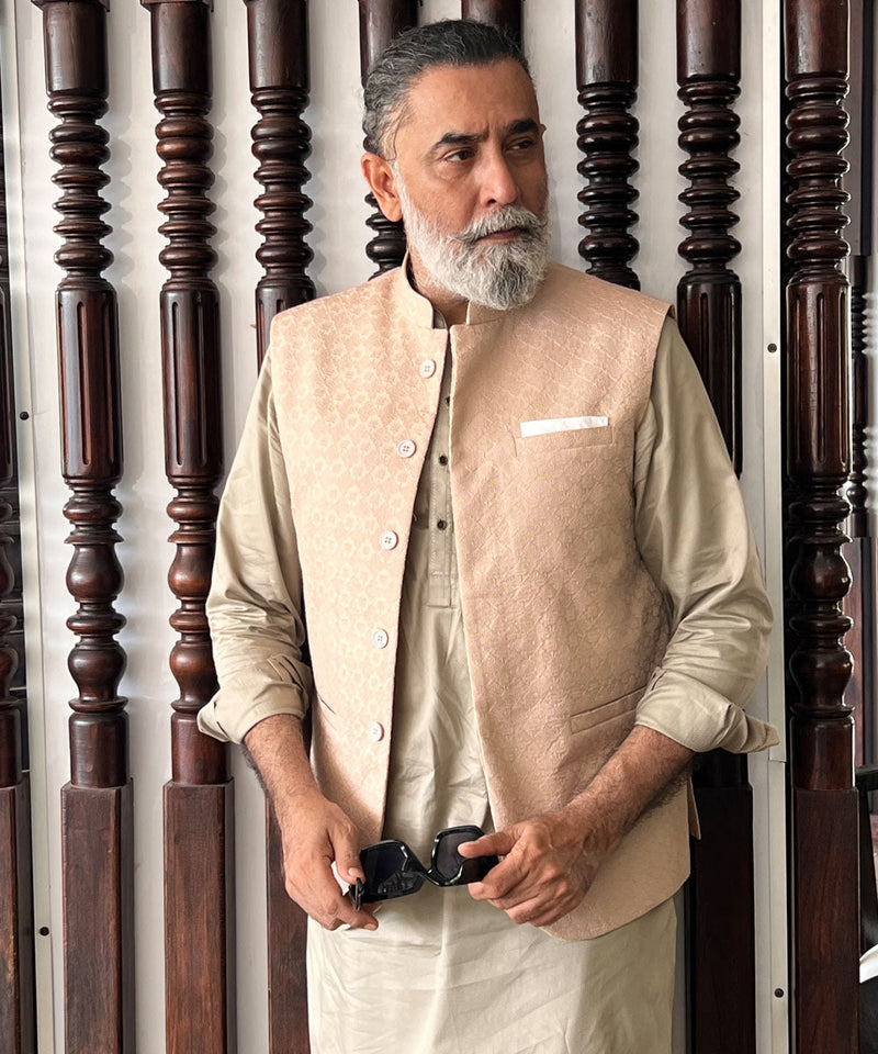 Schiffli Embroidered Waistcoat