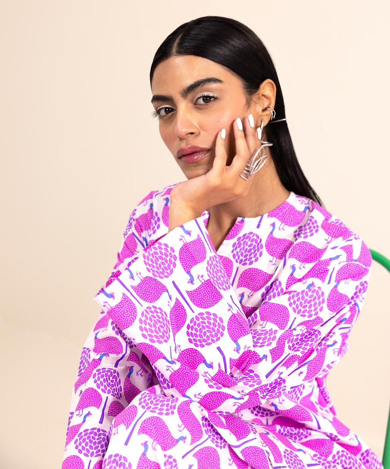 Printed Cambric Shirt