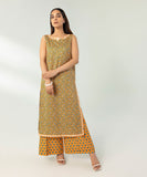 2 Piece - Embroidered Cambric Suit