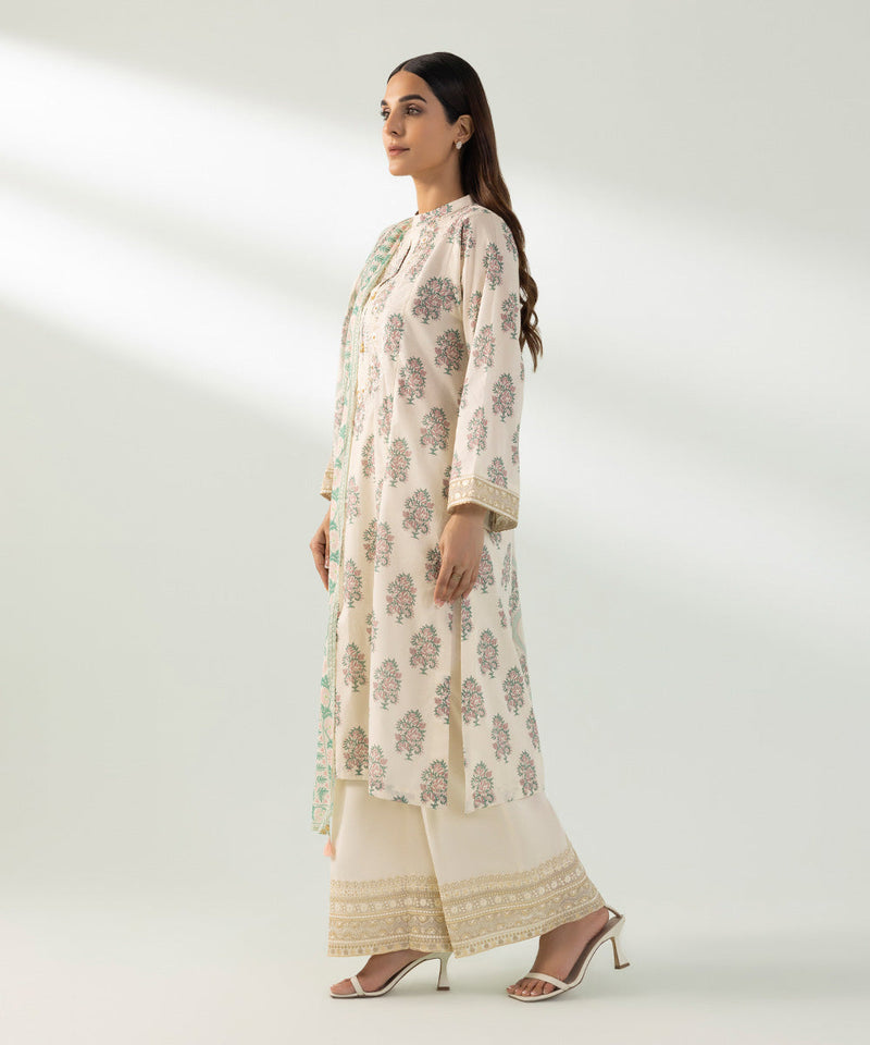 3 Piece - Embroidered Lawn Suit