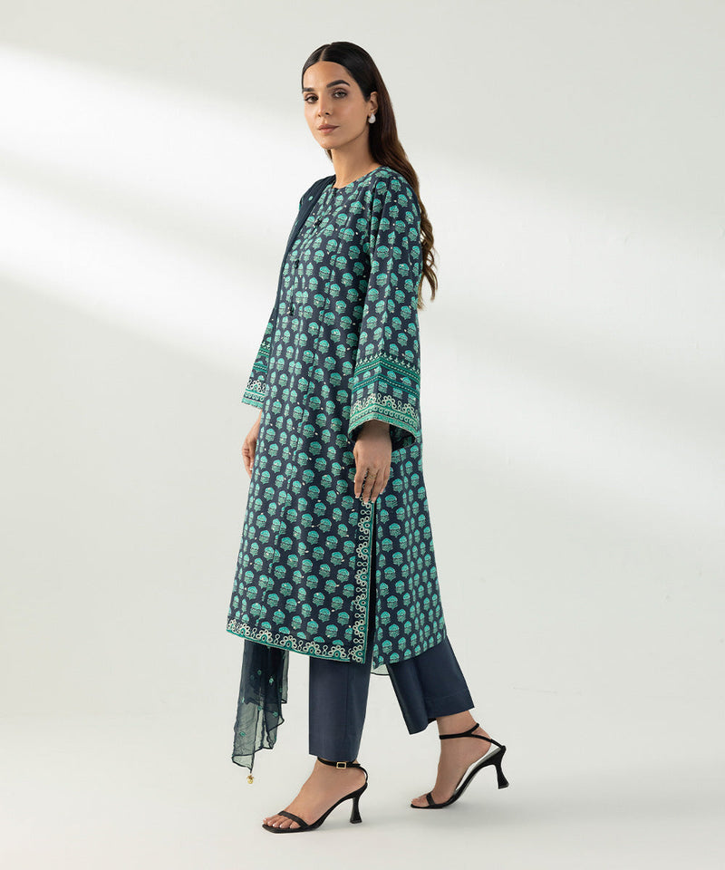 3 Piece - Embroidered Lawn Suit
