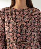 3 Piece - Embroidered Raw Silk Suit