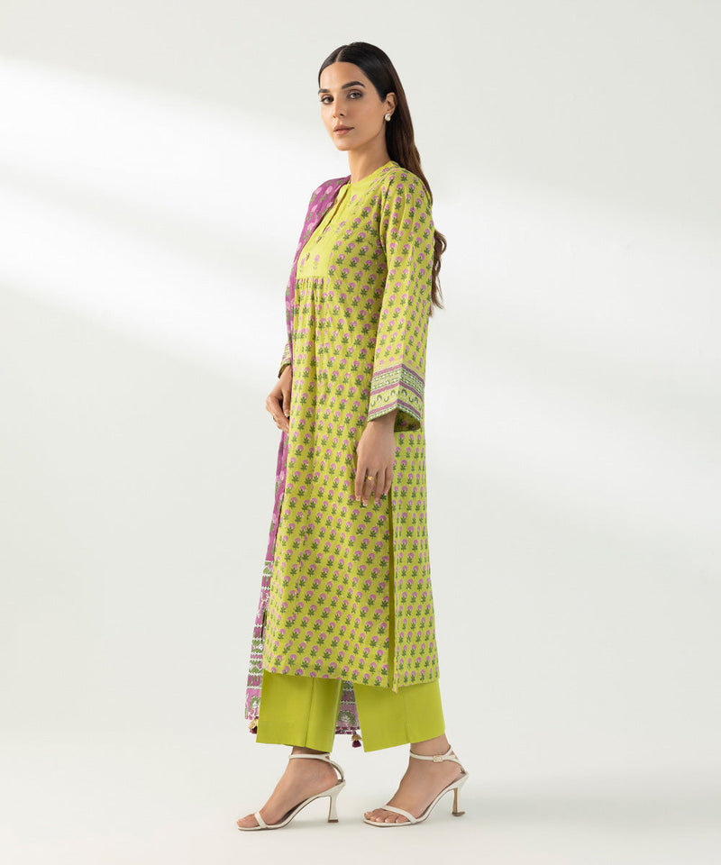 3 Piece - Embroidered Lawn Suit
